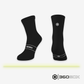 Schwarze Mid Sox Kompressionssocken, Einzelansicht